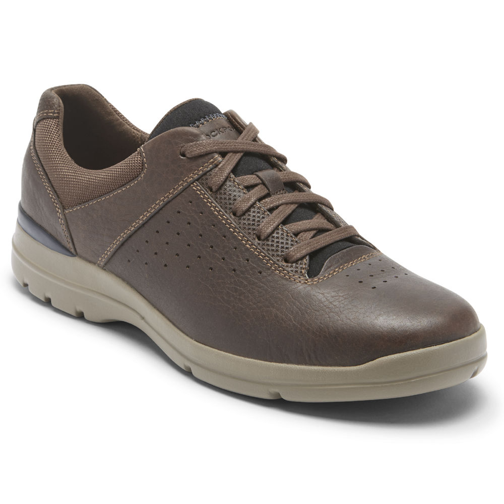 Rockport Singapore Mens Sneakers - City Edge Plain Toe U Bal Dark Grey - JA4980375